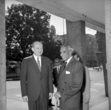 Laos conference in Geneva 1961: Dean Rusk, Krishna Menon