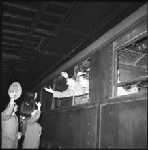 Swiss Himalaya expedition of the AACZ 1953: Departure in Zurich