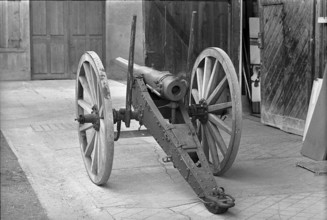 Old cannon in Zurich 1968