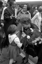 Celebration for the president of National Council Elisabeth Blunschy in Schwyz 1977