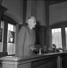 Delegate assembly of the Verband Schweizerische Polizeibeamte 1953: Markus Feldmann