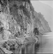 Axenstrasse under construction 1954