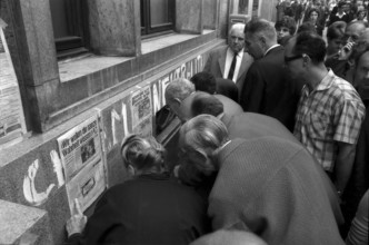 Prague 1968 after the invasion of the Warsaw Pact troops