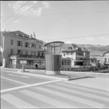 Traffic policeman's pulpit in vevy 1959