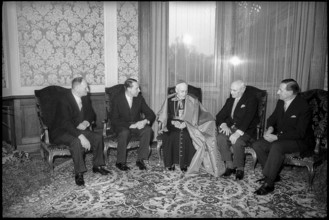 Cardinal Charles Journet, reception at Federal Parliament. Berne 1965