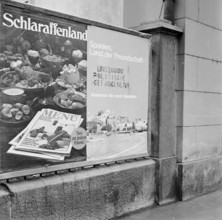 Advert promoting Spain tourism with protest against dictatorship, Switzerland 1972