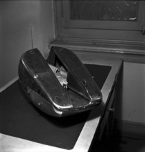 Border control near Brissago, Ticino 1950