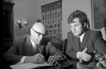 Former member of Federal Council Philipp Etter, Berne 1969