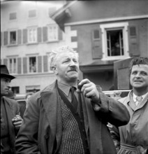Farmers protest against penalisation of participants to the Milk Strike in the French speaking part