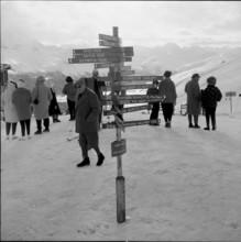 Tourists, Corviglia St. Moritz 1959
