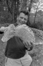 Johann Steiner, Finder finder of a mammoth tooth, Langendorf 1972
