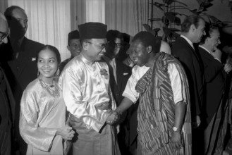 New Year reception at Federal Palace 1970: Oudang, Asante