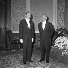 New Year reception at Federal Palace 1965: Tschudi, Wetterwald