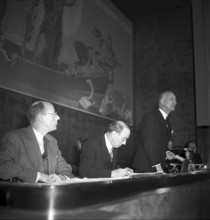 United Nations Appeal for Children (UNAC) 1948: Boissier, president of the meeting