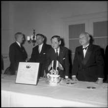 130 years diplomatic relations between Switzerland and the USA. feast in Zurich 1960