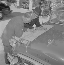 Diplomats excursion at Castle Laufen by the Rhine Falls 1957