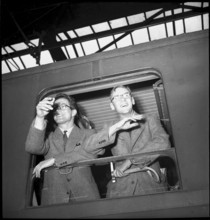 Departure of the Swiss Arctic expedition 1950