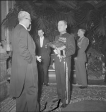 New Year reception at Federal Palace 1950: Thomas Tull (2nd right)