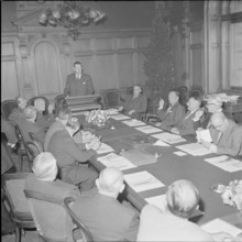 Swiss diplomats conference Berne 1952