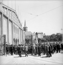 Members of the National Council visiting ICRC in Geneva, 1945