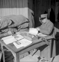 Warehouse of the Red Cross, Vallorbe 1945