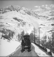 Stagecoach on the Simplon road 1948