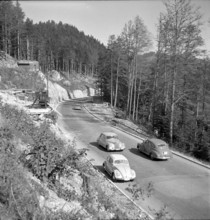 Neuchatel - La Chaux-de-Fonds road, La Vue-des-Alpes NE 1953