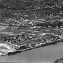 Fluorine factory in Rheinfelden, 1964