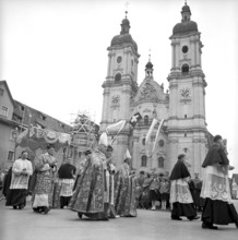 Consecration Bishop Josef Hasler in St. Gallen 1957