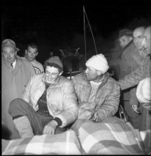 First ascent of the Matterhorn North Face in winter, 1962: Hilti von Allmen (with frostbites on