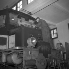 Christmas Eve 1950: Workers in a Lokremise