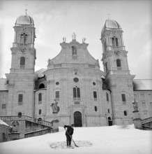 Christmas eve 1958: Monastery Einsiedeln