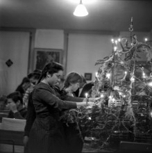 Christmas party at scool in Gohl 1960
