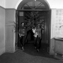 Christmas party at scool in Gohl 1960