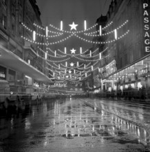 Christmas lighting Biel 1958