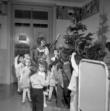Christmas Eve 1954: Christmas Party, Children's hospital, Leysin