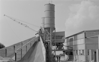 Building of a construction in concrete. Horgen 1966