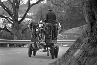 Hearse near Schwyz 1969
