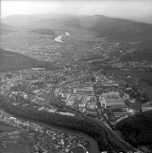 BBC factory buildings Birrfeld 1958