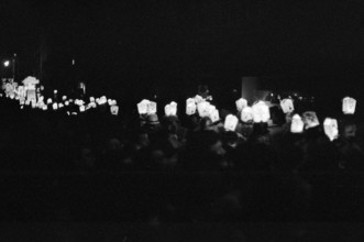 Basle Carnival: The traditional Morgestraich starting at 4 a.m., 1968