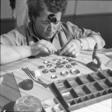 Optima watch manufacture Grenchen 1954
