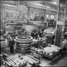 Tour of the factory Escher Wyss Zurich 1955