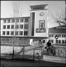 Dubied knitting machine factory building, Couvet 1958