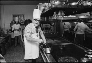 International hobby cooking week in Lucerne 1972: participant Willy Millowitsch