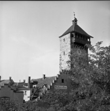 Rheinfelden, Storchennestturm. 1952