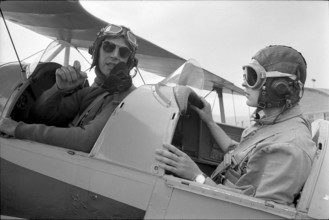 Candidate for pilots at a course, Grenchen 1968