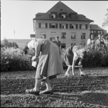 School-leaving at the school for agriculture and housekeeping Weinland in Winterthur-Wulflingen