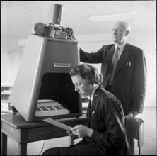 Zurich postal cheque services testing microfilm 1957