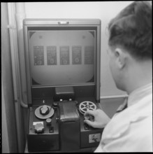 Introduction of Microfilm, Postal cheque services Lausanne 1958