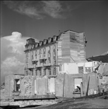Demolition of the Rigi Kulm hotel (Palais Schreiber), 1952